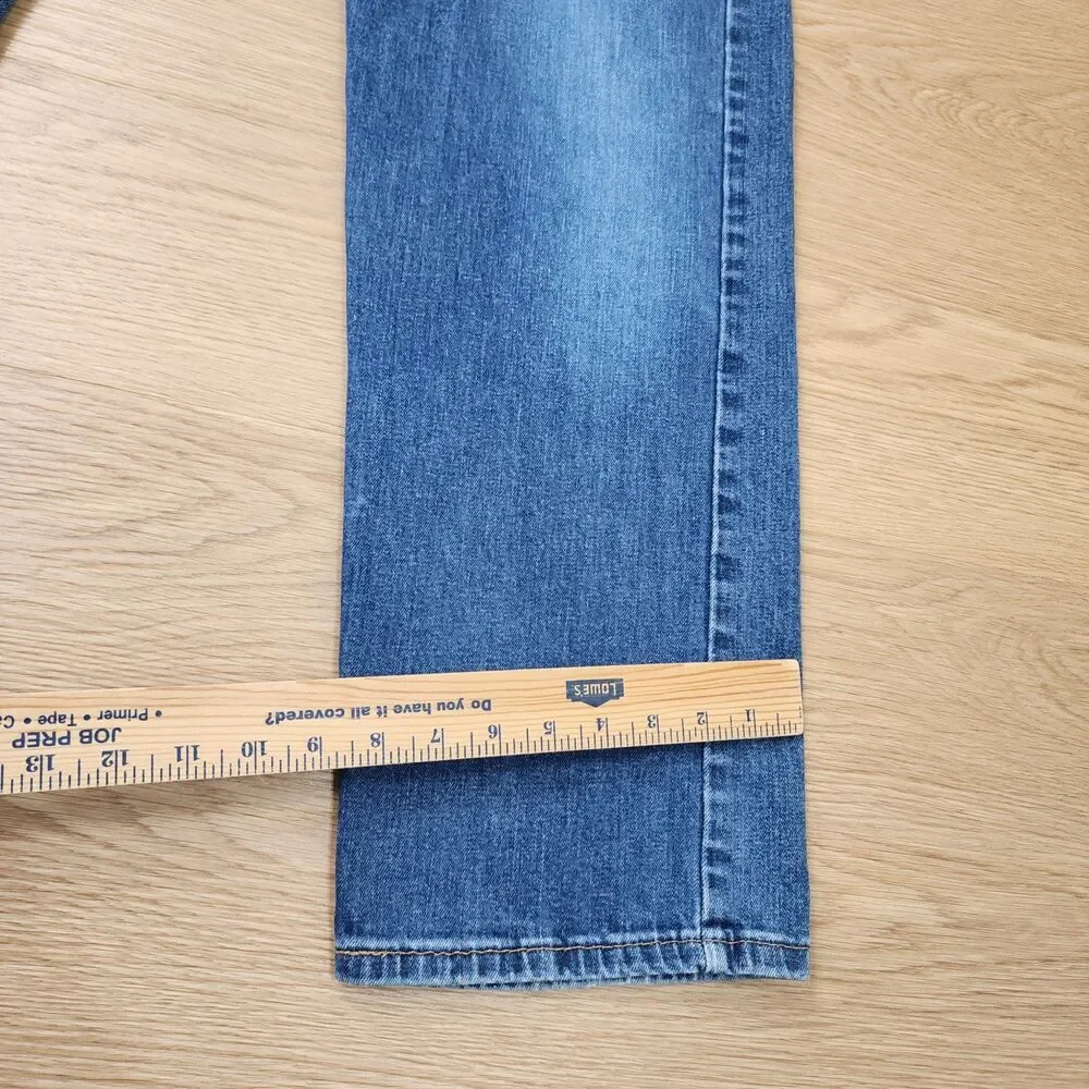 Levi's 505 Jeans Mens 40x30 Regular Fit Straight Blue Rugged Denim Cowboy Pants